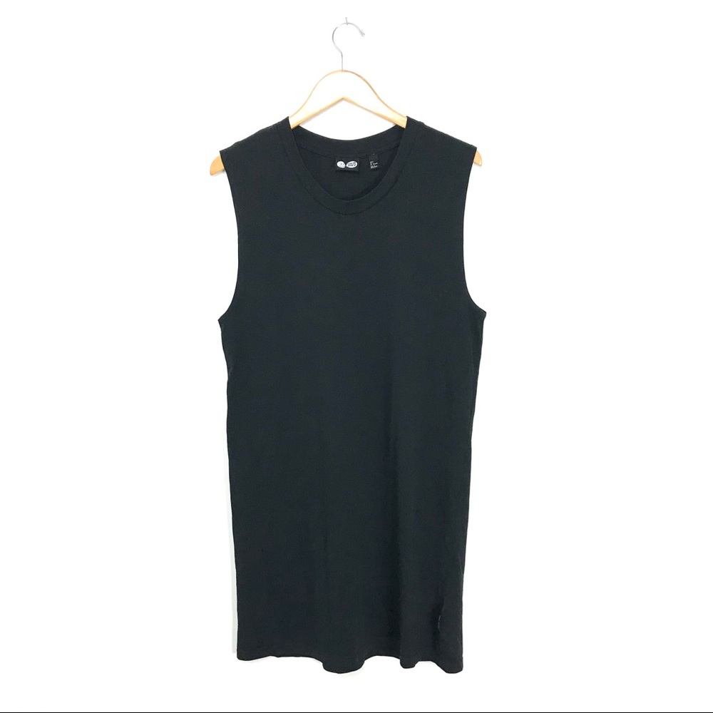 Cheap Monday Media Tank Dress Black Sleeveless A0